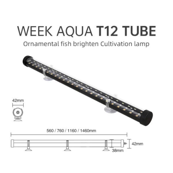 Week Aqua T12 Submersible Full Spectrum Light