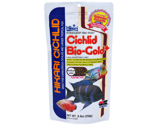 Hikari Cichlid Bio Gold+ MEDIUM premium daily diet for larger tropical fish