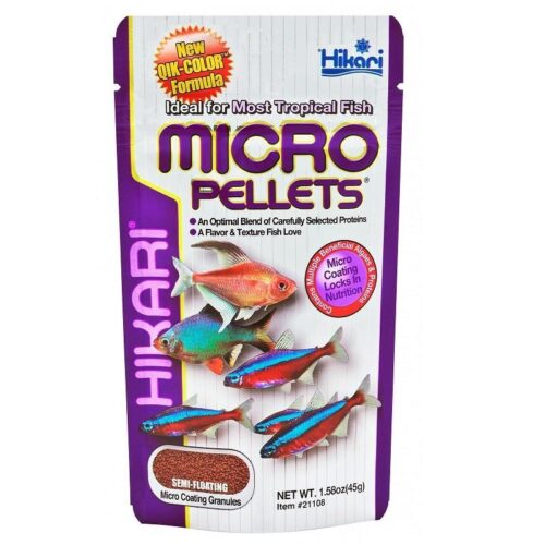 Hikari Tropical Micro Pellets for tetras, barbs, and small-mouthed tropical fish