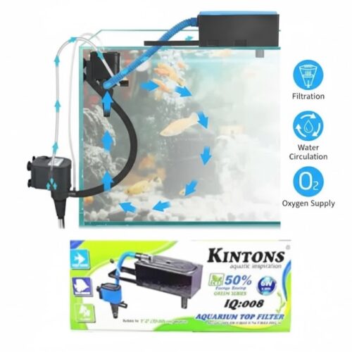Kintons topfilter tank Kintons IQ Series Top Filter assembly with submersible pump and modular tray