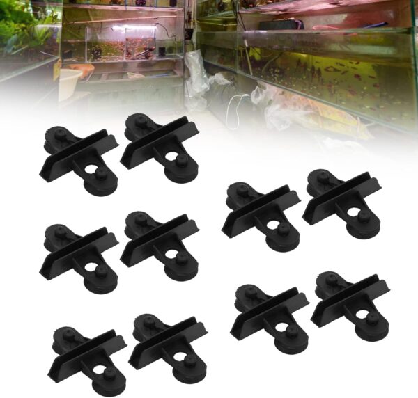 Aquarium Fish Tank Divider Suction Cup Clip (2 Pcs)