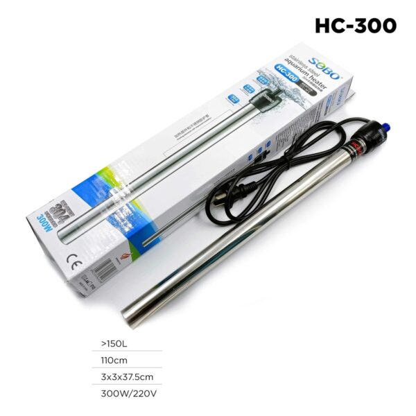 SOBO HC Stainless Steel Aquarium Heater