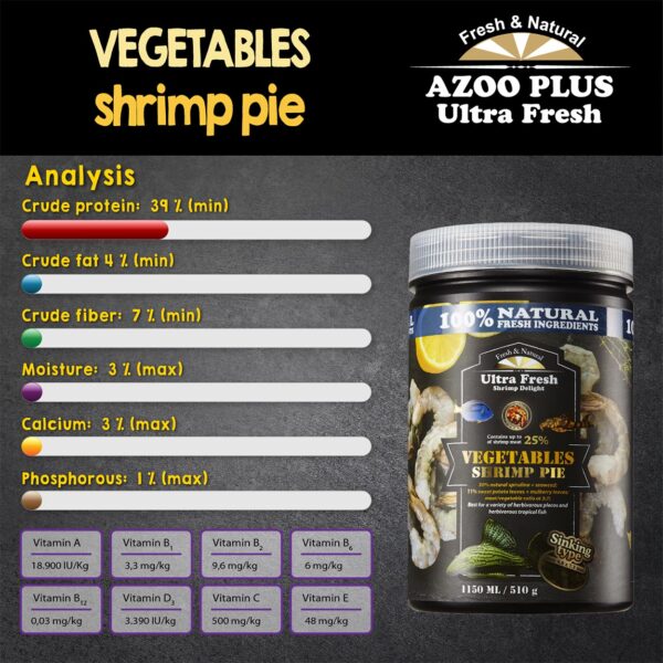 Ultra Fresh Vegetables Shrimp Pie