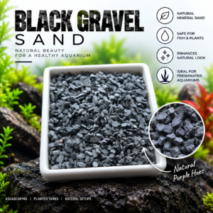 Black Gravel for Aquariums